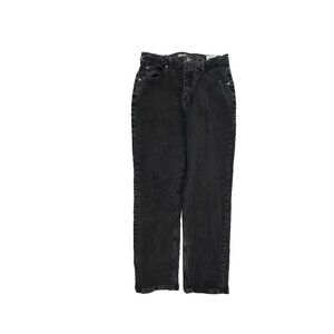 Riders by Lee Relaxed Straight Women's size 8P Black Denim jeans